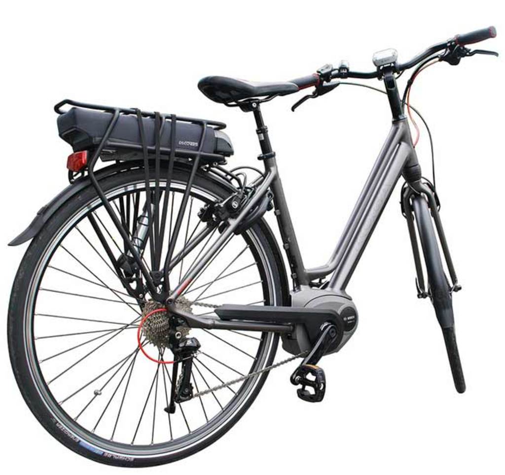 HOES DS E-BIKE FRAME ACCU ZWART HOES DS E-BIKE FRAME ACCU ZWART
